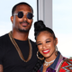 Montez Ford and Bianca Belair Visit the Empire State Building at The Empire State Building on July 25, 2022 in New York City. (Photo by Arturo Holmes/Getty Images for Empire State Realty Trust)
